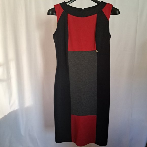 RINASCIMENTO MADE IN ITALY dress Sz L SHEATH bodycon-ish FORMAL STUNNING COND. ! - Picture 1 of 11